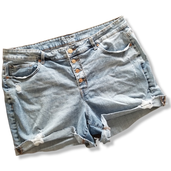 Maurices Button Fly Highrise Denim Jean 